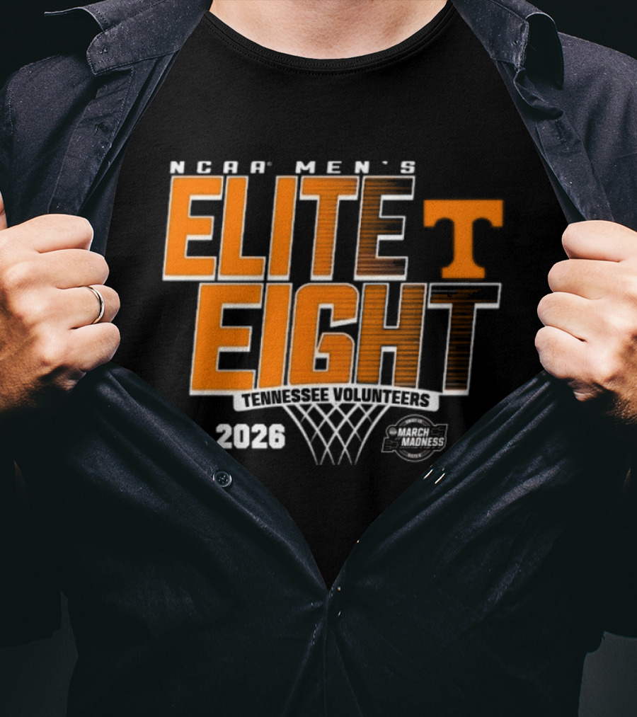 NCAA Men's Elite Eight 2026 Tennessee Volunteers March Madness T-Shirt
