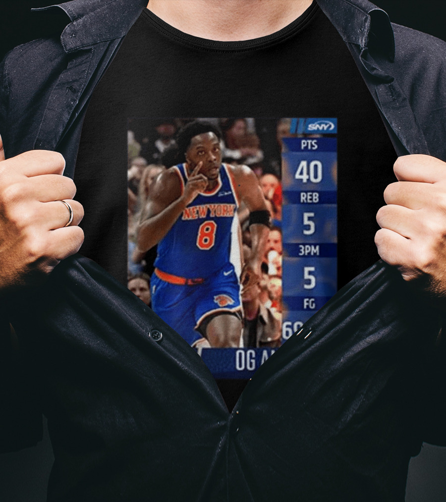 OG Anunoby 40 Points New York Performance Nov 25 Denver T-Shirt