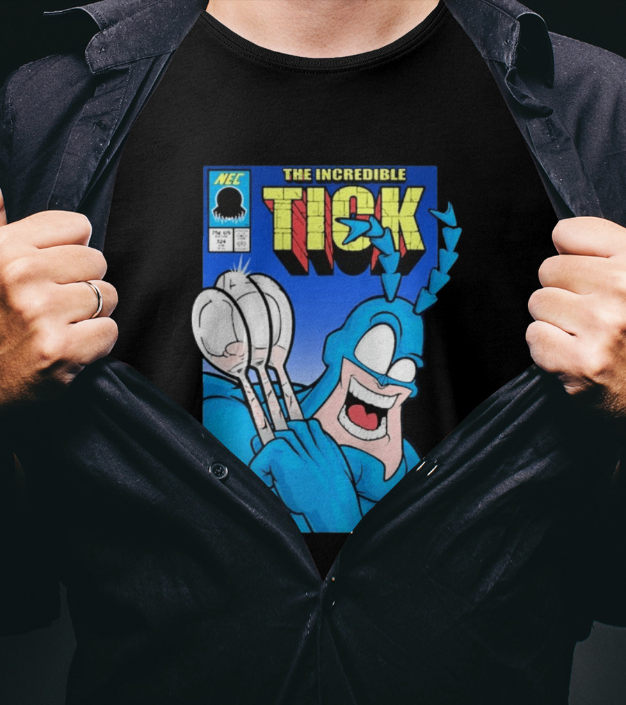 The Incredible Tick Spoon NEC Comic 324 T-Shirt