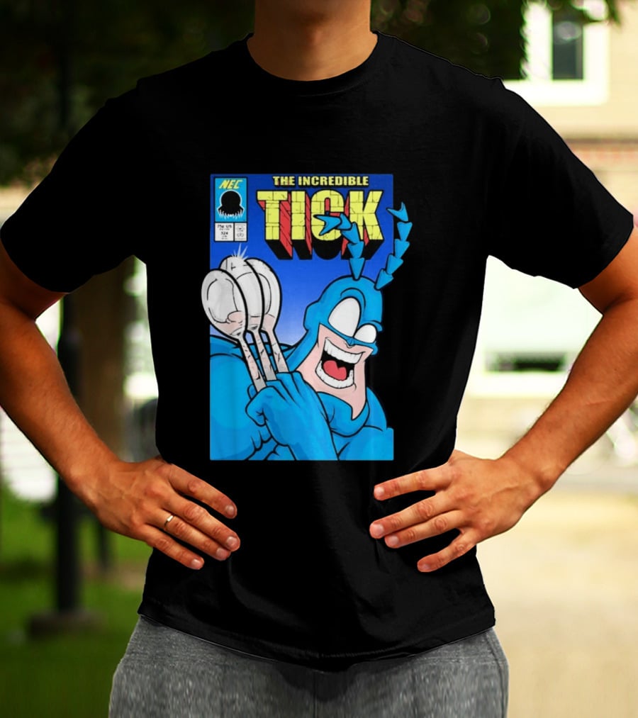 The Incredible Tick Spoon NEC Comic 324 T-Shirt
