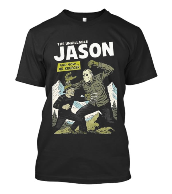 The Unkillable Jason Versus Mr Krueger Faceoff T-Shirt