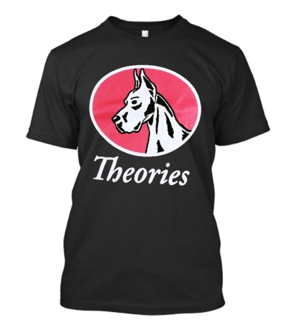Theories Of Atlantis Champ Faded Brown Great Dane Oval T-Shirt