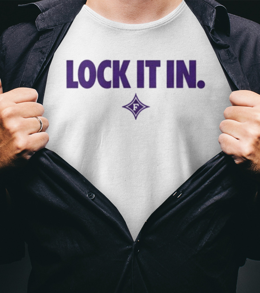 Furman Paladins Lock It In 2026 March Madness F T-Shirt