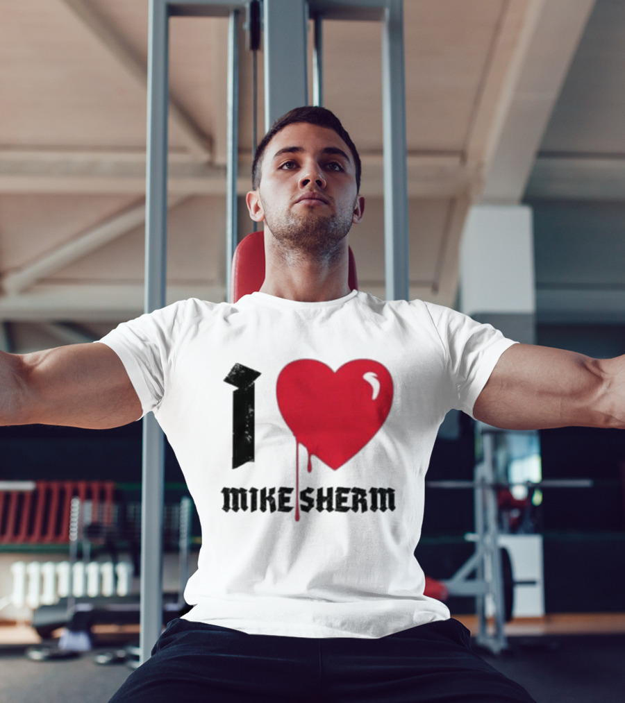I Heart Mike Sherm Dripping Red Love T-Shirt