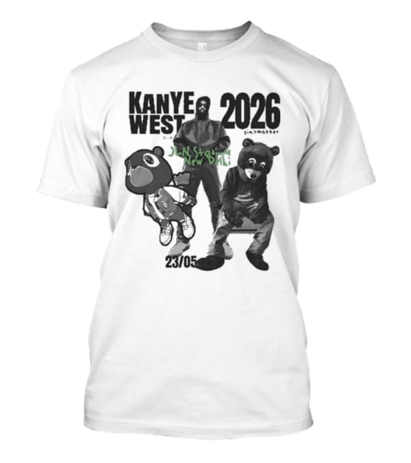 Kanye West 2026 Live In India Stadium Tour T-Shirt