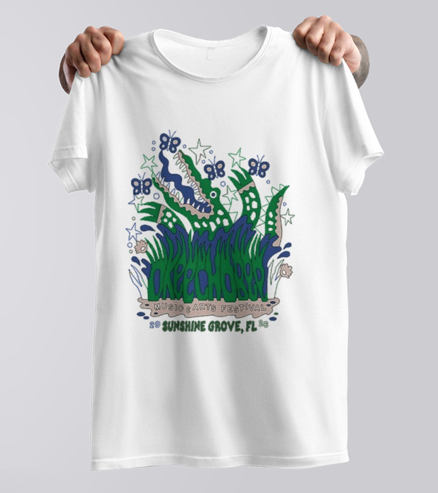 Okeechobee Music & Arts Festival Sunshine Grove FL 2026 Lineup T-Shirt