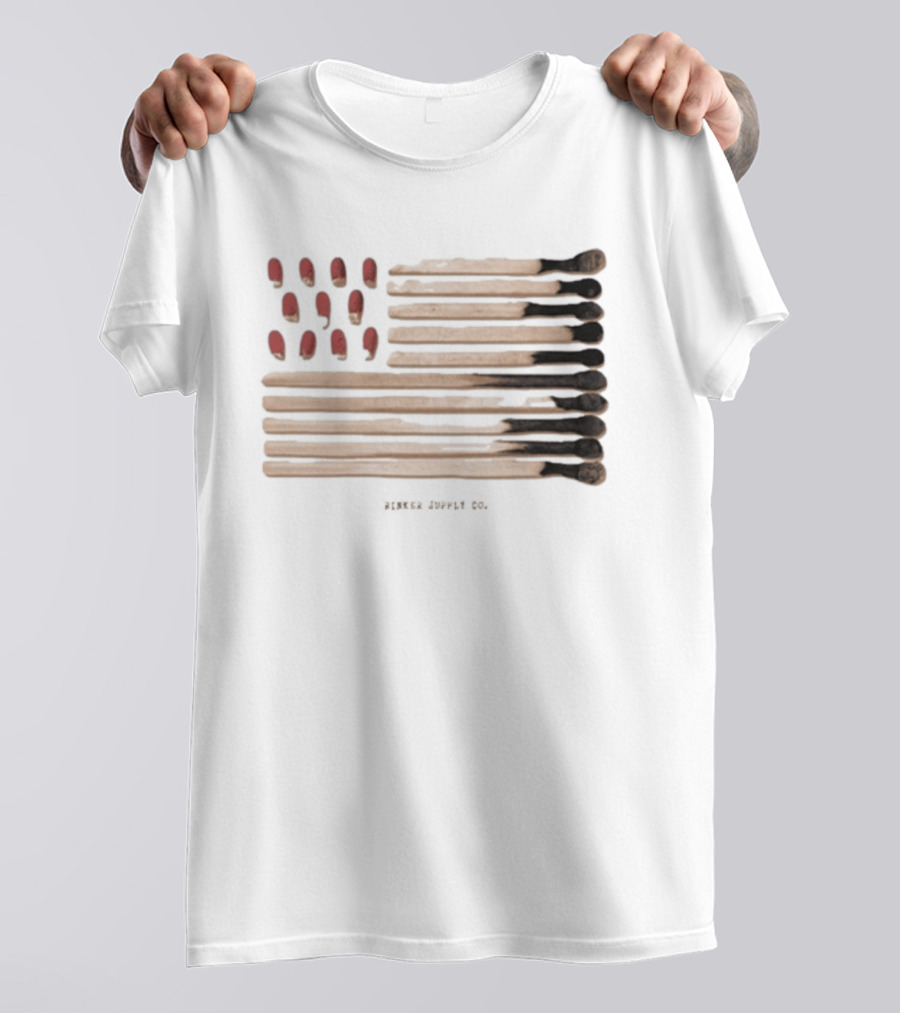 Noah Rinker Rinker Supply Co Matches American Flag T-Shirt