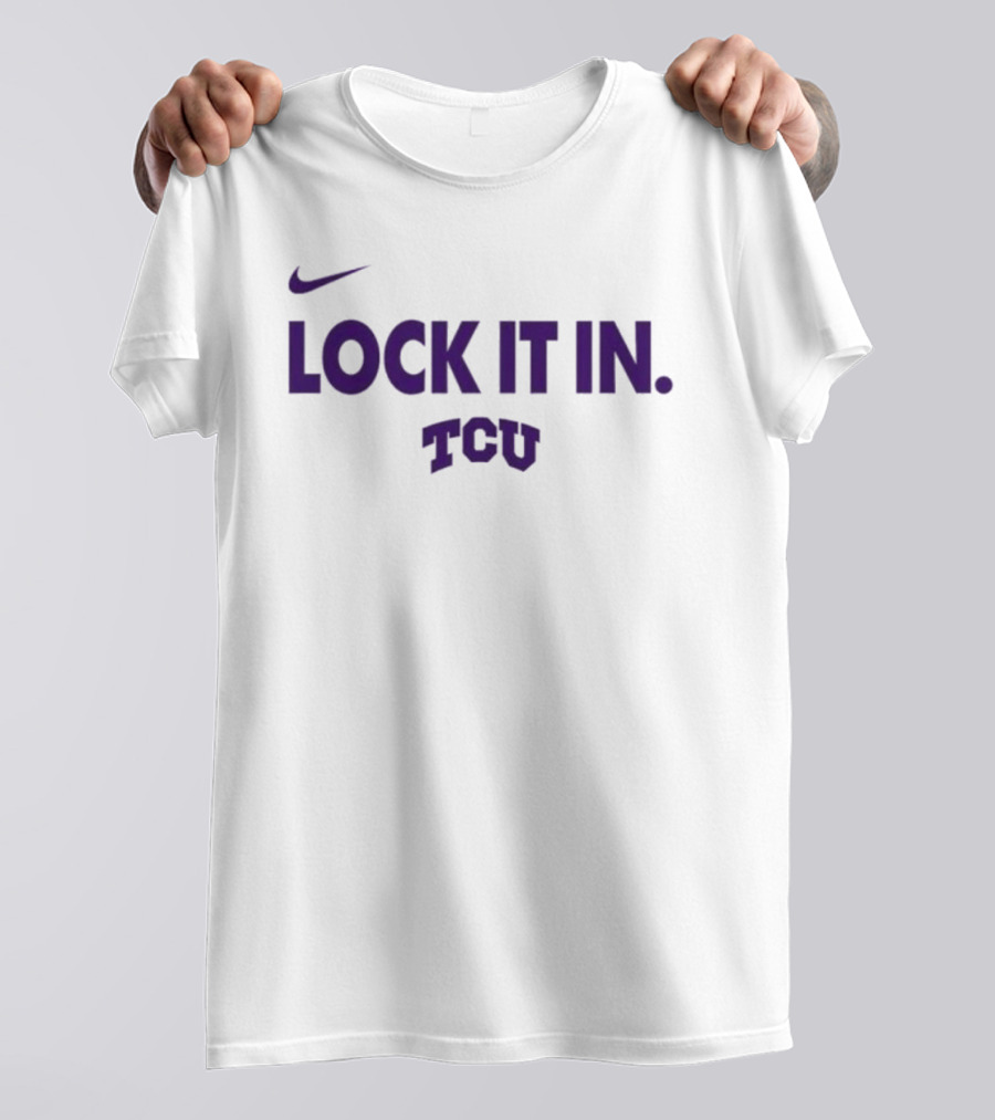 Nike TCU Lock It In Basketball March Madness T-Shirt