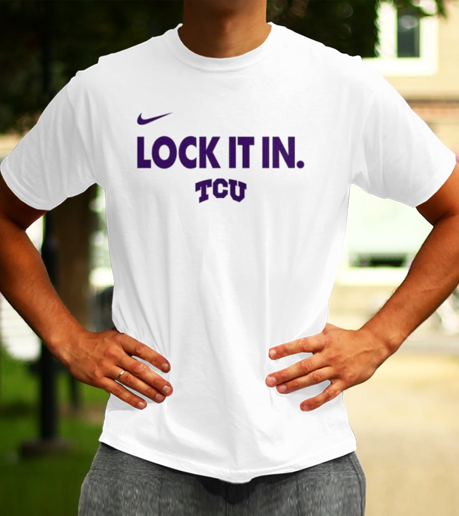 Nike TCU Lock It In Basketball March Madness T-Shirt