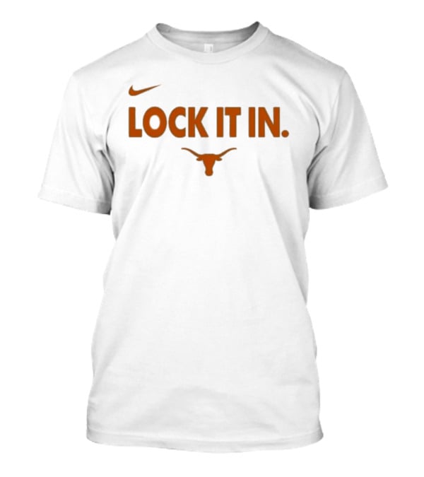 Texas Women's Basketball March Madness Lock It In Nike Longhorns T-Shirt