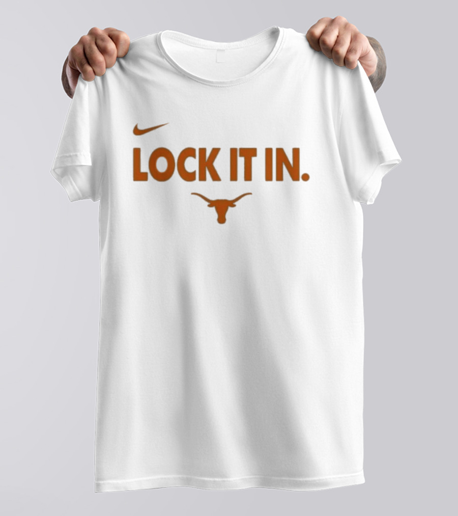 Texas Women's Basketball March Madness Lock It In Nike Longhorns T-Shirt