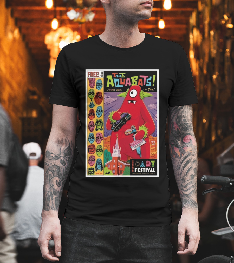 THE AQUABATS! St. George Festival April 3 2026 Featuring Monster And Masked Characters T-Shirt