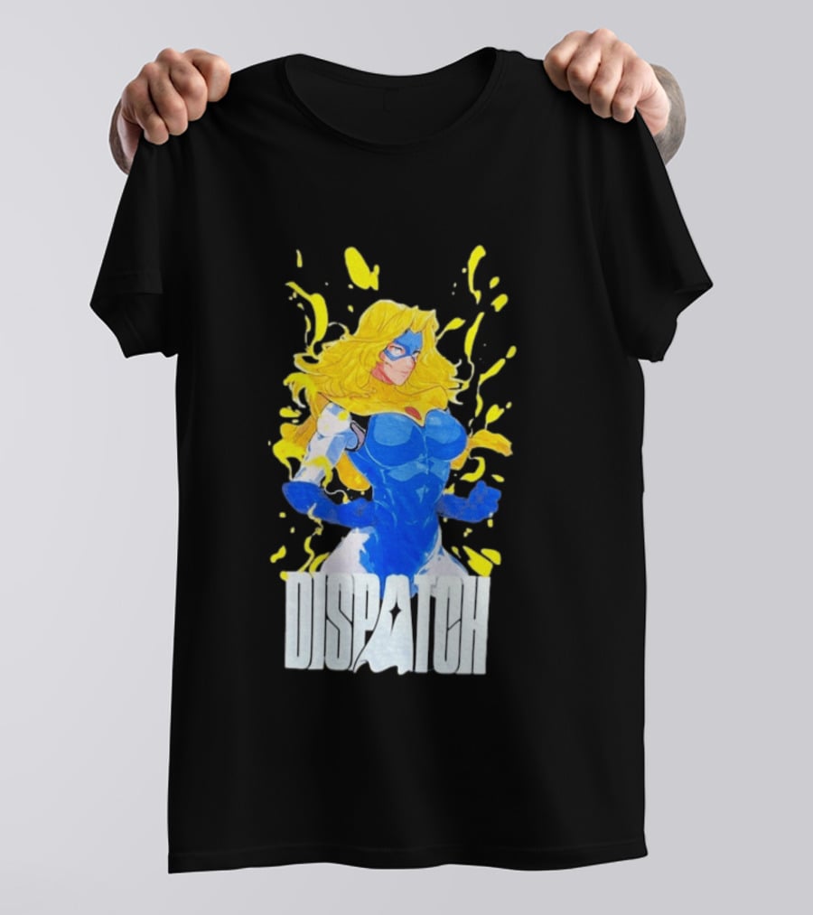 Dispatch Blonde Blue Heroic Character Blazer T-Shirt