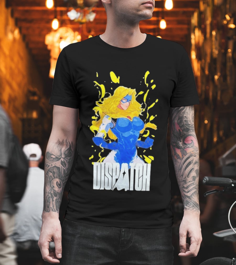 Dispatch Blonde Blue Heroic Character Blazer T-Shirt