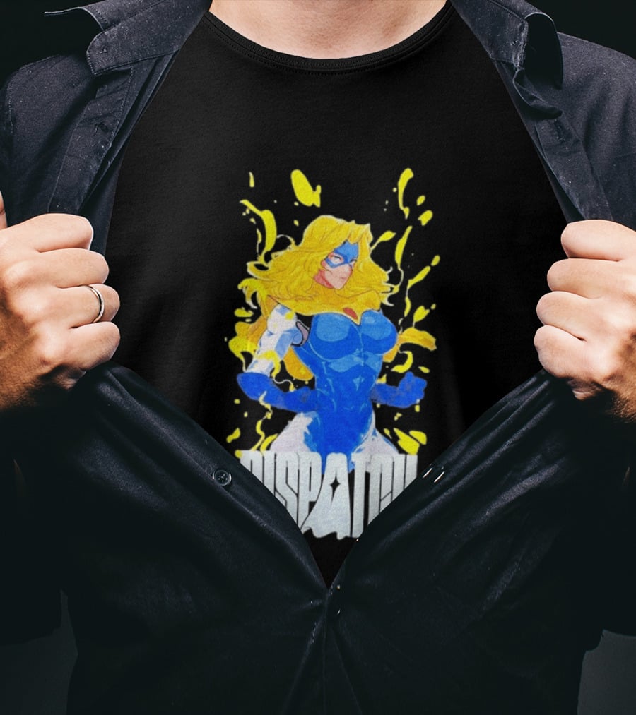 Dispatch Blonde Blue Heroic Character Blazer T-Shirt