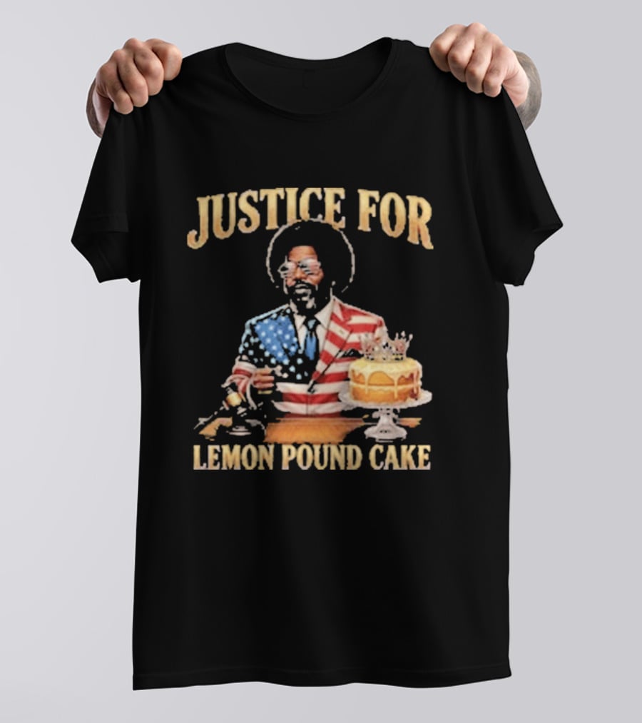 Justice For Lemon Pound Cake Afroman American Flag Suit T-Shirt