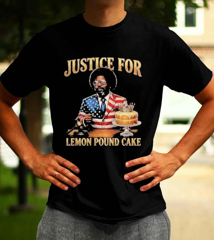 Justice For Lemon Pound Cake Afroman American Flag Suit T-Shirt