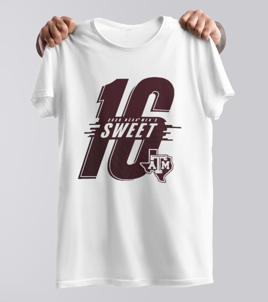 Sweet 16 Texas A&M 2026 NCAA Men's Basketball T-Shirt