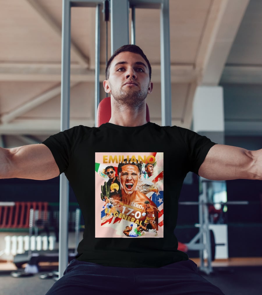 Emiliano Vargas El General 17 0 Boxer The Vargas Dynasty 14 KOs T-Shirt
