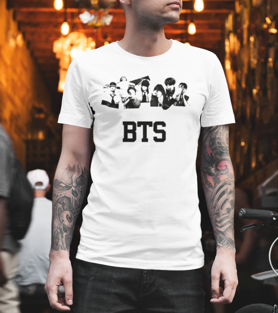 BTS Arirang Album Mixed Mesh Swim T-Shirt