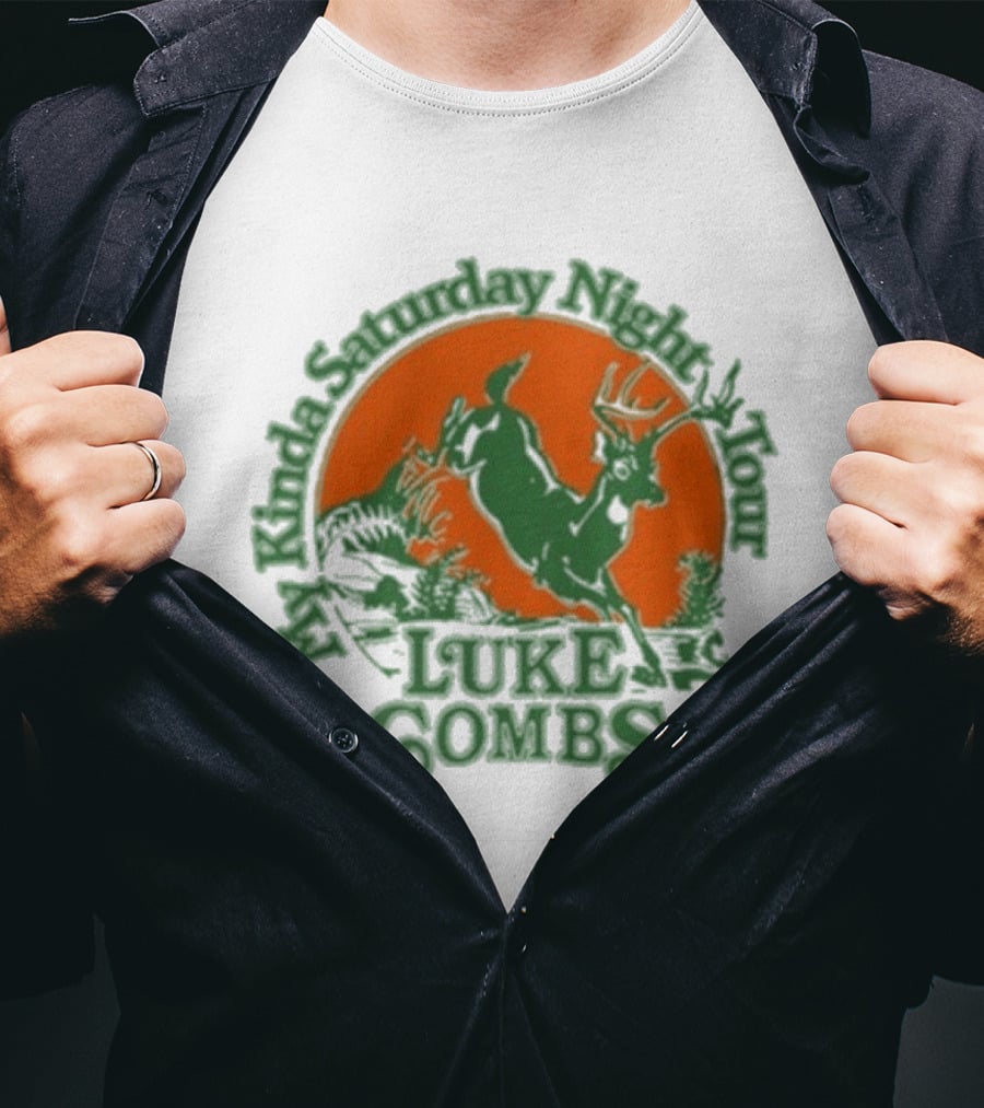 Luke Combs My Kinda Saturday Night Deer Tour 2026 T-Shirt