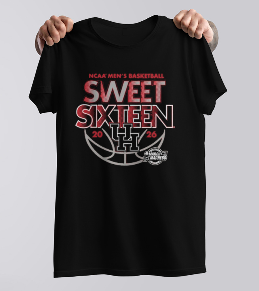 NCAA Men's Basketball UH Sweet Sixteen 2026 March Madness T-Shirt