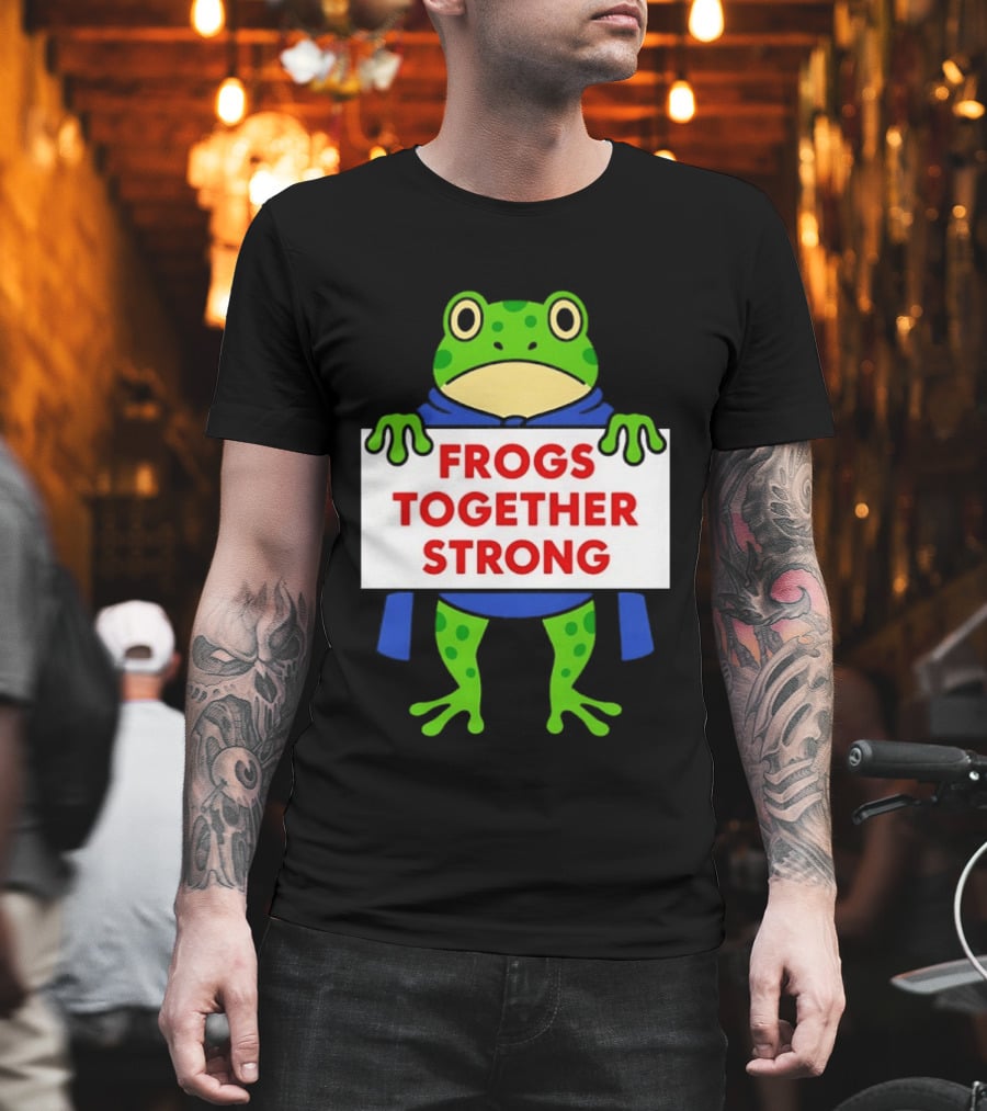 Frogs Together Strong Portland Newsom T-Shirt