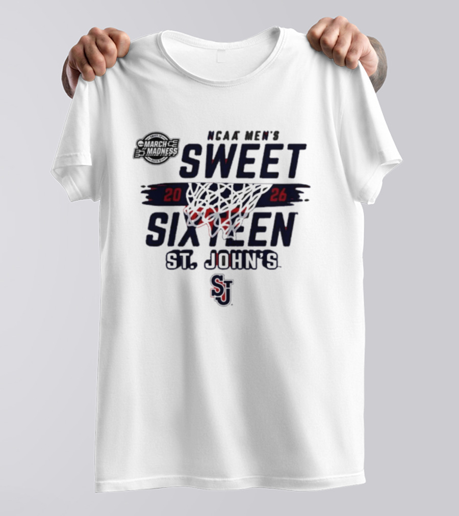NCAA Men's Sweet Sixteen 2026 St. John's Basketball Bound T-Shirt