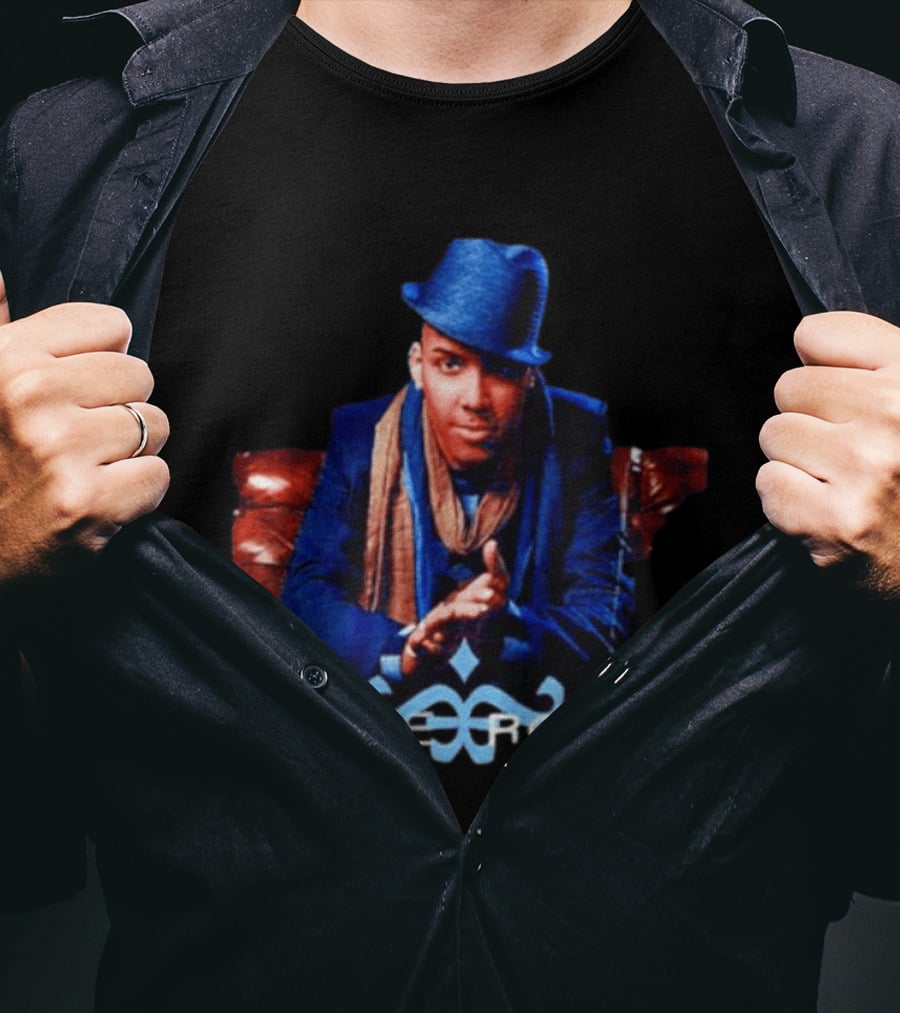 Prince Royce Debut Album Cover Blue Hat And Scarf T-Shirt