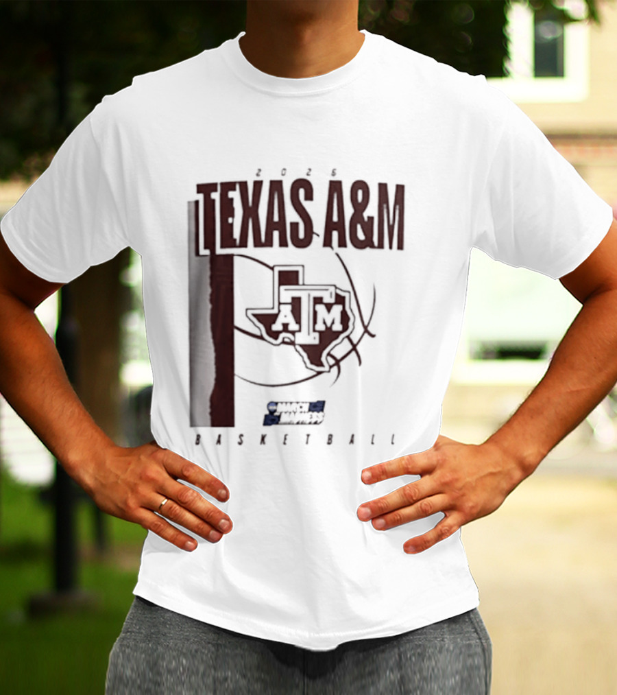 Texas A&M Aggies 2026 March Madness Basketball Tournament T-Shirt