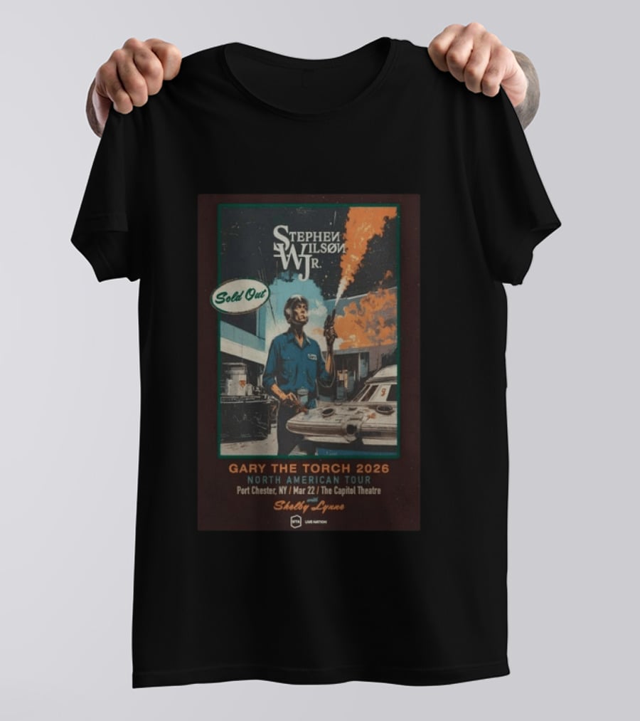 Stephen Wilson Jr. Sold Out Gary The Torch 2026 North American Tour Port Chester Capitol Theatre Mar 22 Shelby Lynne T-Shirt