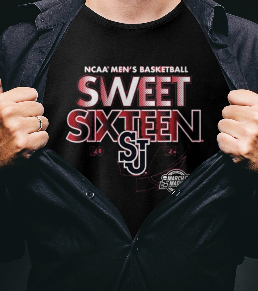 NCAA Men's Basketball Sweet Sixteen 2026 St. John's T-Shirt