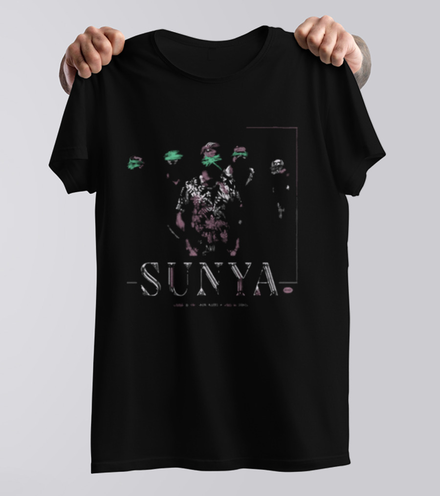 The Dear Hunter Black Sunya Photo Graphite T-Shirt