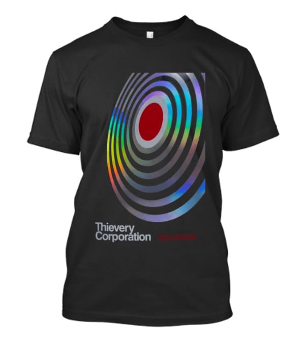 Thievery Corporation 30th Anniversary World Tour 2026 Target Rings T-Shirt