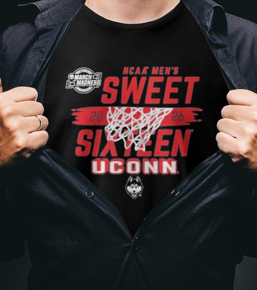 UConn NCAA Men's Sweet Sixteen 2026 T-Shirt
