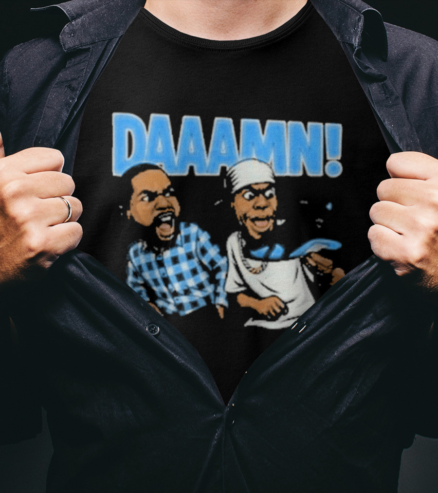 University Blue Daaamn Chris Smokey Comedy Movie Scene T-Shirt