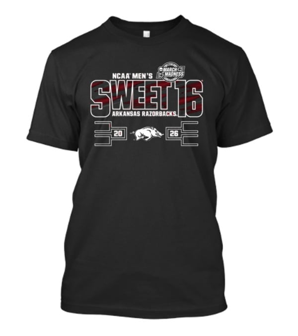 NCAA Men's Basketball Arkansas Razorbacks Sweet 16 1991 1996 T-Shirt