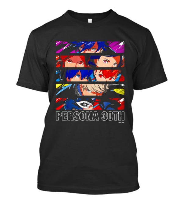 Atlus Persona 30th Protagonist Series Hero Line Up Anniversary Celebration T-Shirt