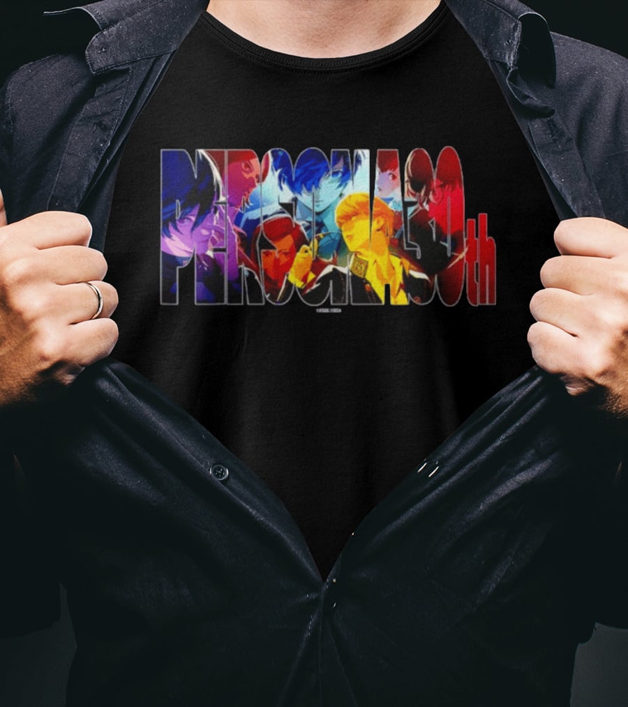 Persona 30th Anniversary Protagonist Series Atlus T-Shirt