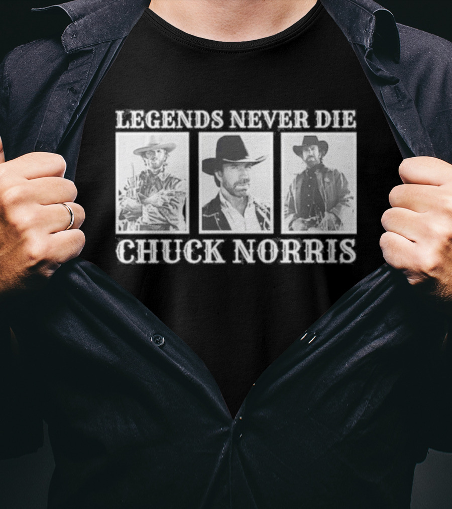 Legends Never Die Chuck Norris T-Shirt