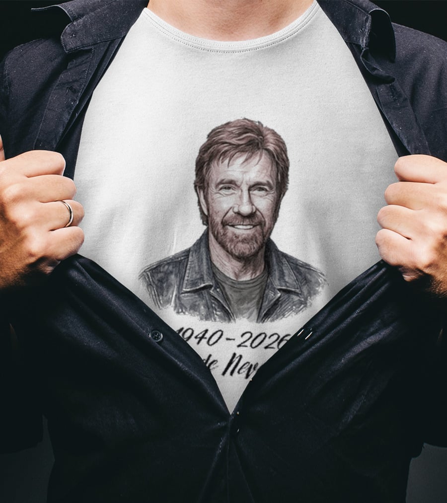 Chuck Norris 1940 2026 Legends Never Die T-Shirt