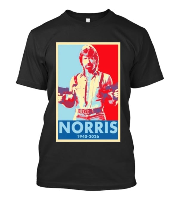Norris 1940 2026 Retro Tribute With Dual Pistols T-Shirt