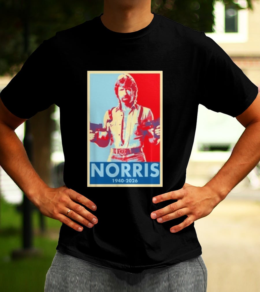 Norris 1940 2026 Retro Tribute With Dual Pistols T-Shirt