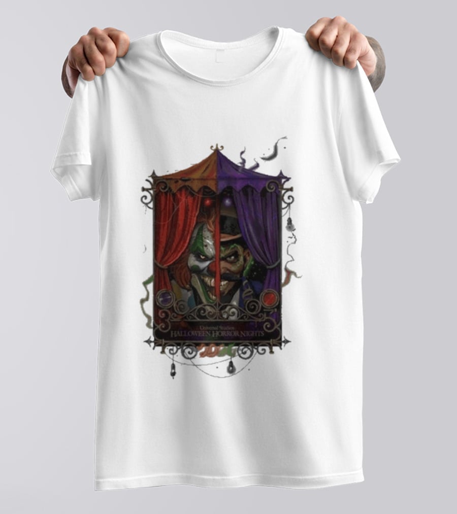 Universal Studios Halloween Horror Nights 2026 Dark Carnival Clown T-Shirt