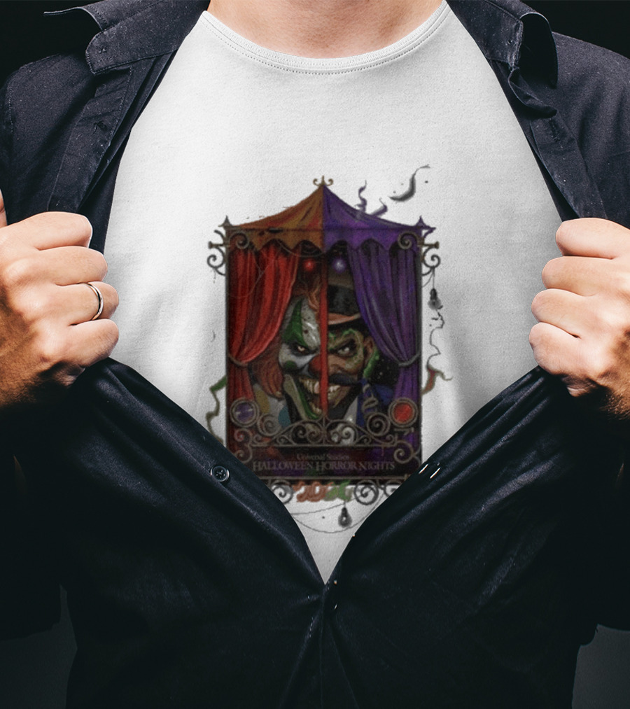 Universal Studios Halloween Horror Nights 2026 Dark Carnival Clown T-Shirt