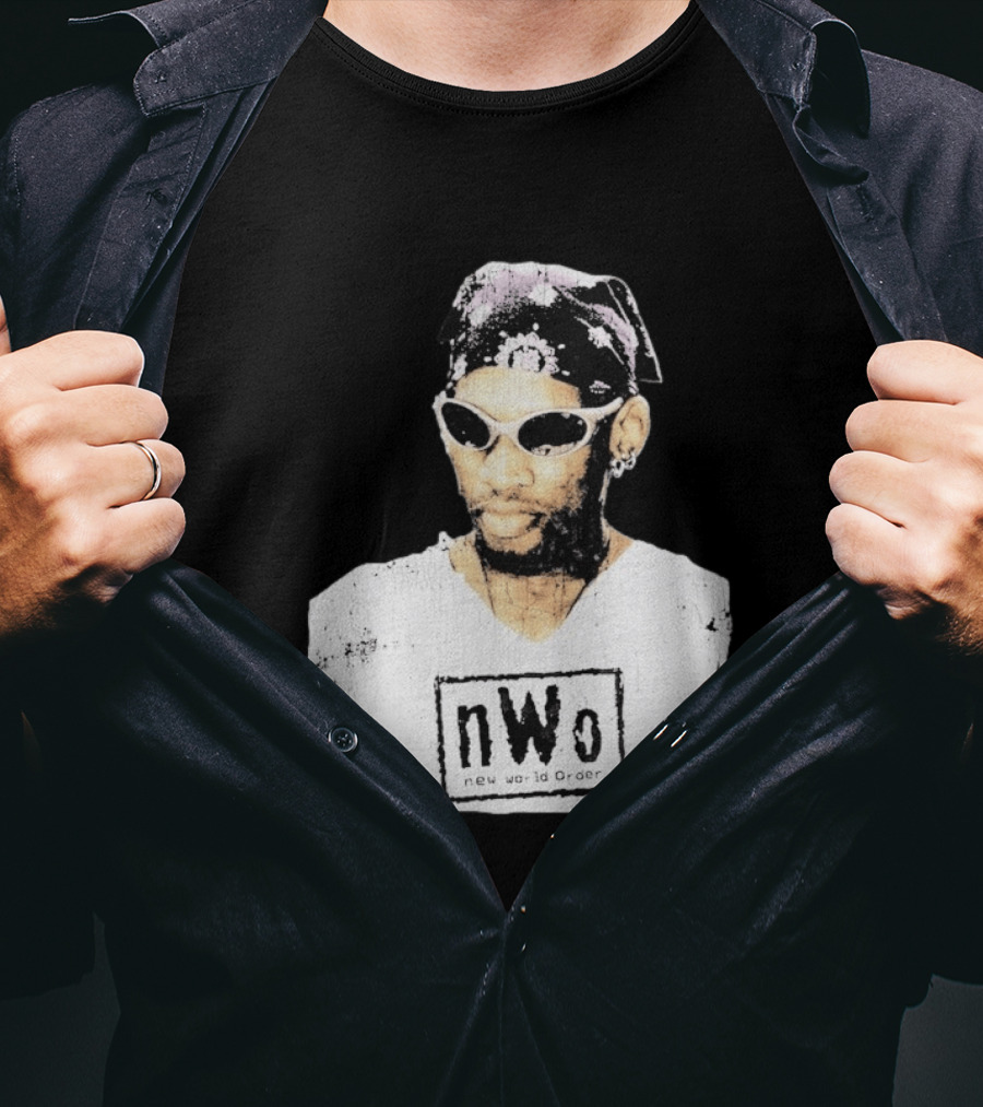 Dennis Rodman NWO New World Order Snow Wash T-Shirt