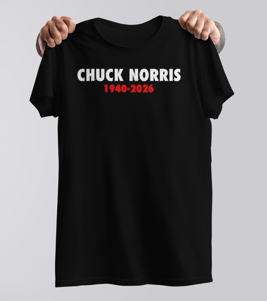 Chuck Norris 1940 2026 T-Shirt