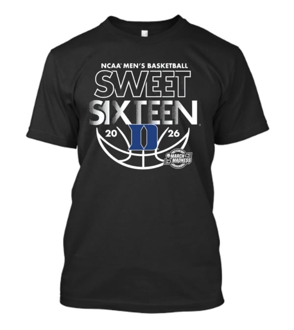 NCAA Men's Basketball Duke Blue Devils Sweet Sixteen 2026 T-Shirt