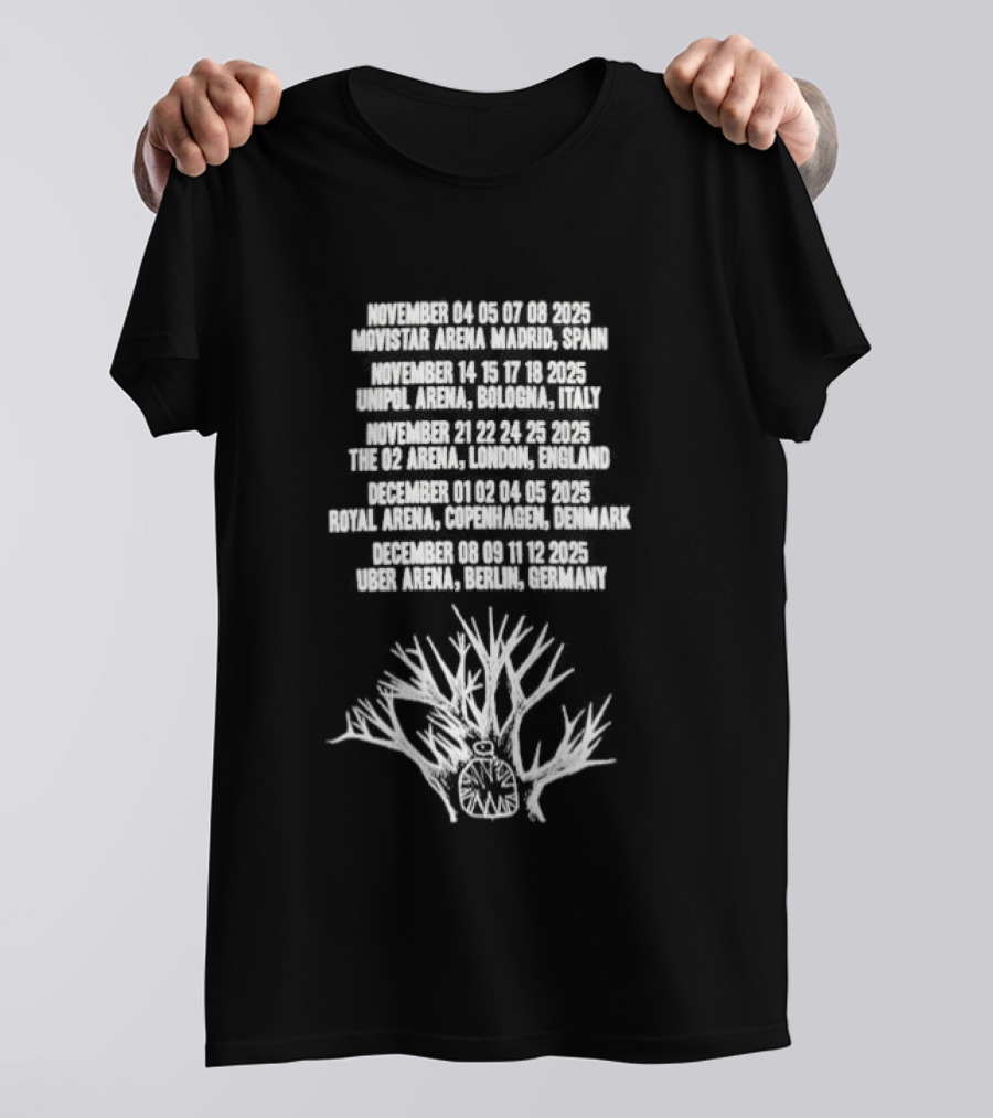 Radiohead 2025 Tour Living In Cloud Cuckoo Land Cactus Tree T-Shirt
