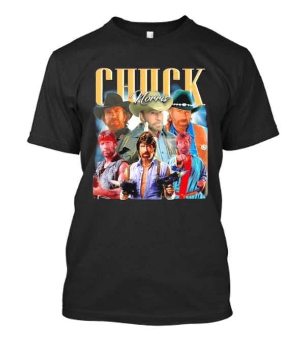 Chuck Norris 1940 2026 Collage Texas Ranger Legend T-Shirt